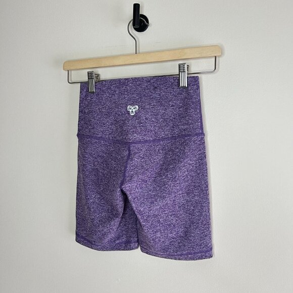 Aritzia TNA Action Cozy Fig Purple Biker Shorts sz XS - Picture 4 of 5